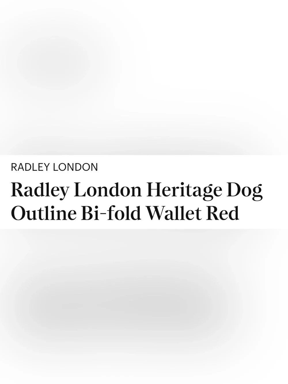 RADLEY LONDON like new